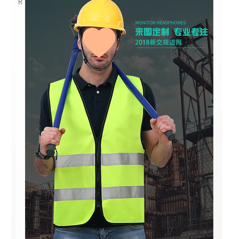 chaleco reflectante chaleco de construcción fluorescente sanitario trabajador construcción de seguridad nocturna ropa chaqueta de viaje nocturno fijo