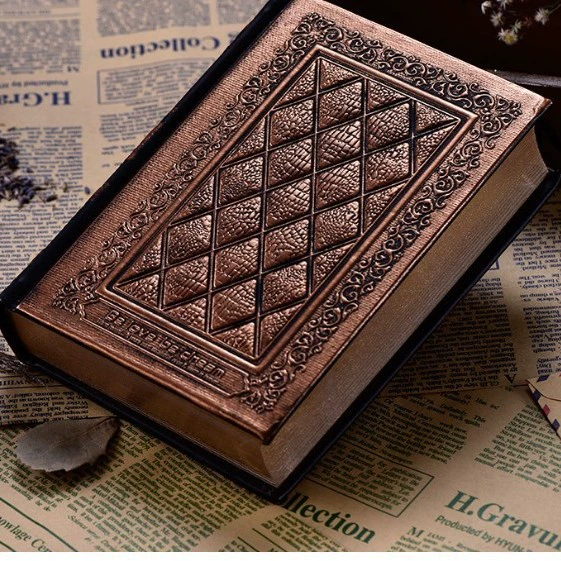 Ретро-тисненный блокнот, винтажная обложка из искусственной кожи, варианты 13 см и 18×13 см