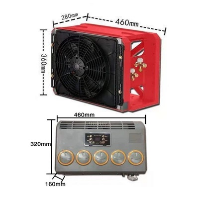 Automotive air conditioning – car camping car air conditioner - box-split-24v