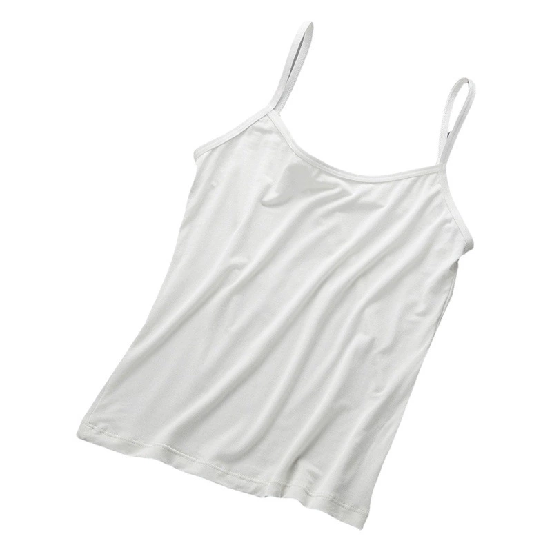 [Упаковка из 10] камзол из молочного шелка, женская летняя нижняя рубашка, Женский Универсальный воротник, повседневный маленький слинг оптом