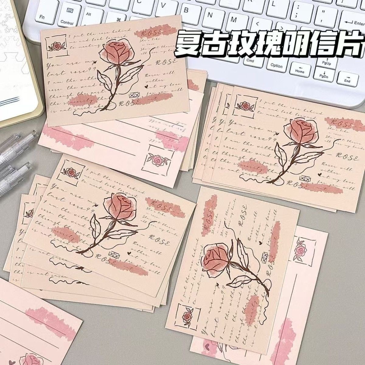 Tarjetas postales de estilo ultra multifacéticas, tarjetas postales conmemorativas para estudiantes de alto valor de cara