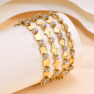 �W��Ůʿ ���|���P�ʮ�ּ��ʯ���18K��ɫ���ķ��K�i�������