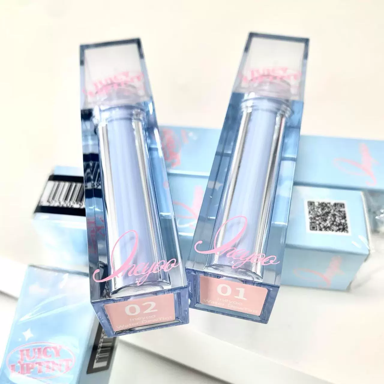 INKYO водная помада Water Dew Lip Tint водо-легкий зеркальный увлажняющий блеск для губ