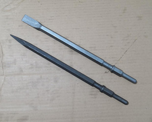 38E electric hammer electric pick long hexagon with ring chisel drill long hexagon with round chisel drill water and electricity installation pick drill