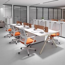 职员工位现代简约办公家具工位员工工位台式桌板式办公工位