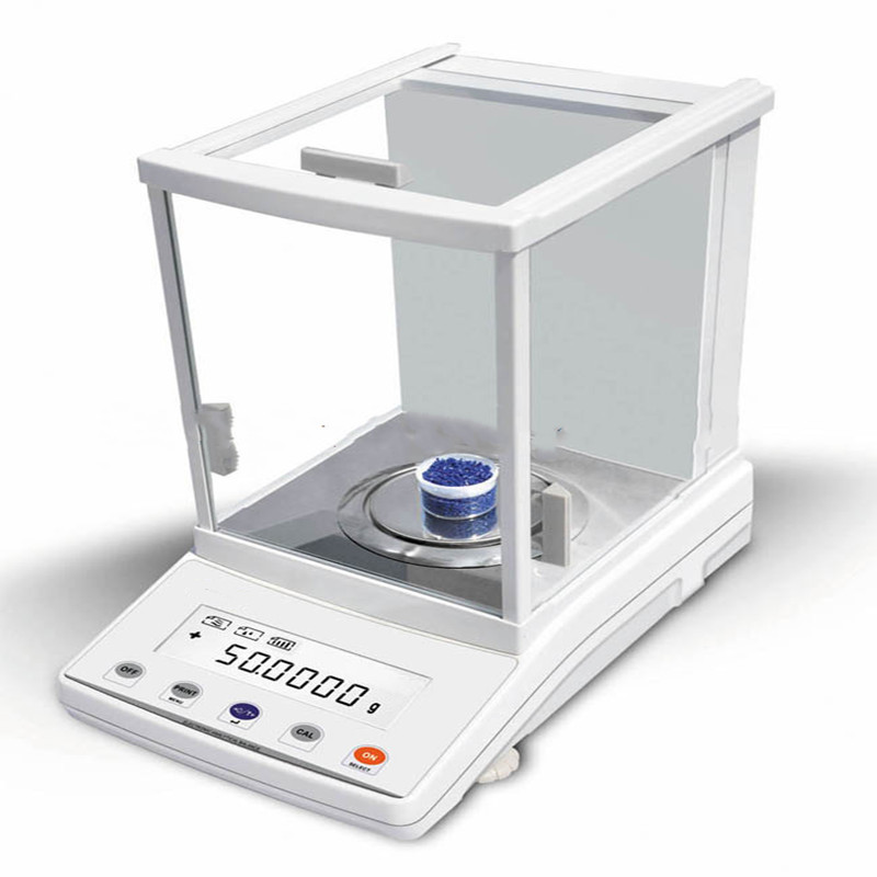 200g/0.0001g分析电子天平 三开门密封玻璃罩精密万分位天平秤