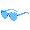 Brand sunglasses heart-shaped, cute glasses suitable for photo sessions, internet celebrity, European style
