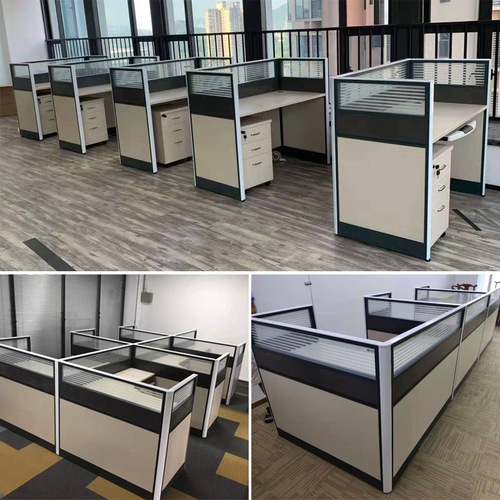 Panel furniture staff office desk and chair combination single four-person workstation screen deck computer desk office table