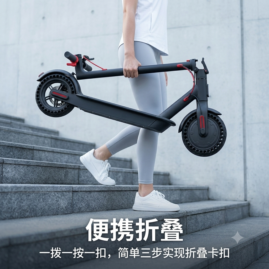 Cross-Border Electric Scooters, Foldable Electric Vehicles, Commuter Vehicles for Work, Factory Direct Supply for Foreign Trade