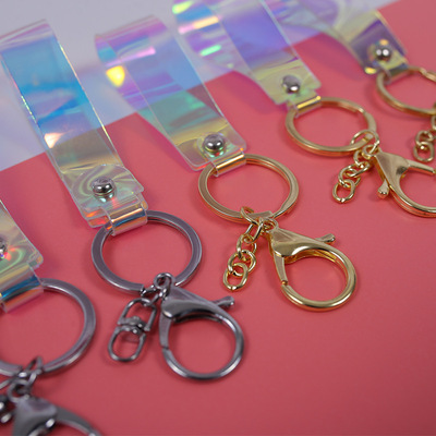 Selling Colorful Leather Lobster clasp gift Key ring originality Bag Pendant Key buckle gift wholesale customized