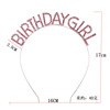 Letter BIRTHDAY GIRL Girl Birthday Boarding Party Birthday Party Flash Powder Plel of Colorful Shop Ribbon