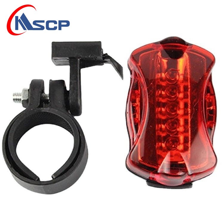 Luz trasera de la bicicleta tipo mariposa batería seca luz LED bicicleta roja luz de advertencia bicicleta de montaña equipo de equitación