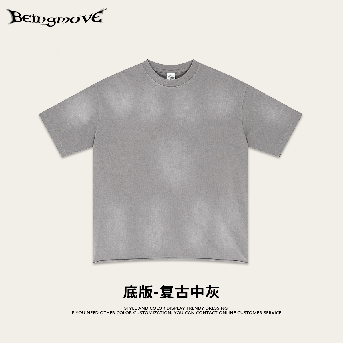 2025 verano europeo y americano retro calle alta interesante impresión de Mona Lisa blanco suelta camiseta de manga corta para hombres y mujeres