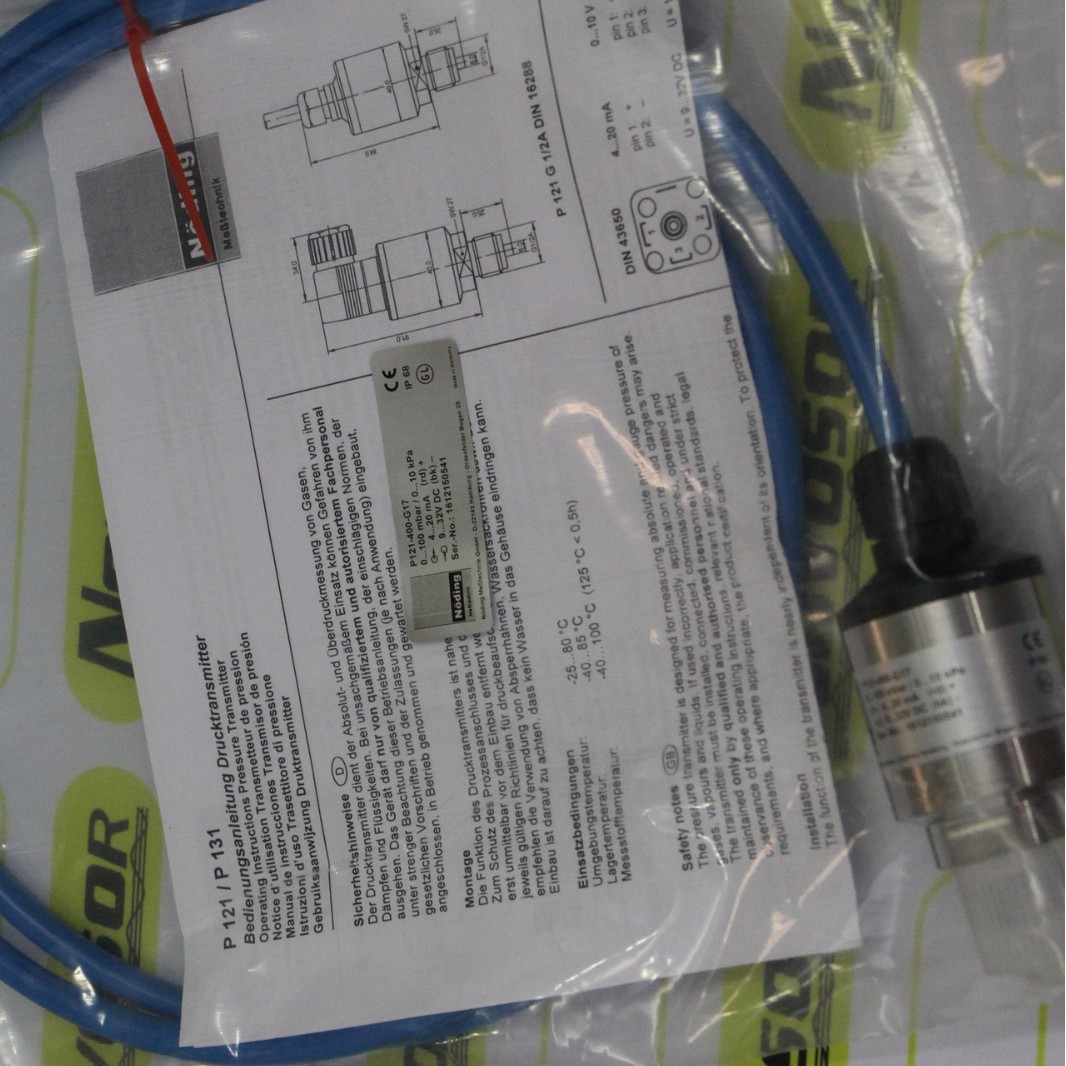 NODING  NOEDING 传感器 P121-400-G17先咨询再订期货