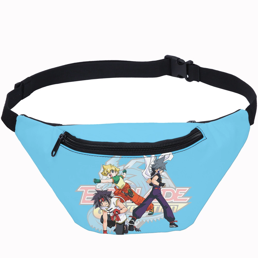 Оптовое предложение Amazon, поясная сумка Beyblade, уличный спорт, сумка на талии, по эскизам