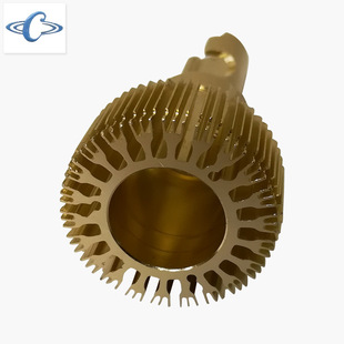 C6 car lamp radiator extrusion car aluminum parts anodized radiator accessories lamp radiator