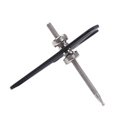 簡易金屬單針瞄準器 弓箭用品 射箭器材複合射准競技反曲弓單針瞄