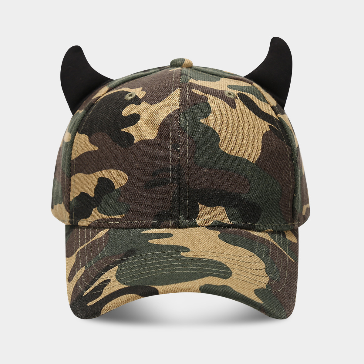 Europa y América de moda camuflado orejas gorra gor