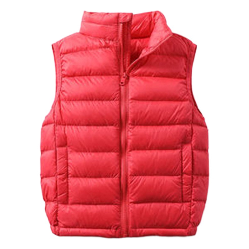 Lightweight children's lightweight down vest boys' and girls' older children's baby winter 90 duck down vest waistcoat