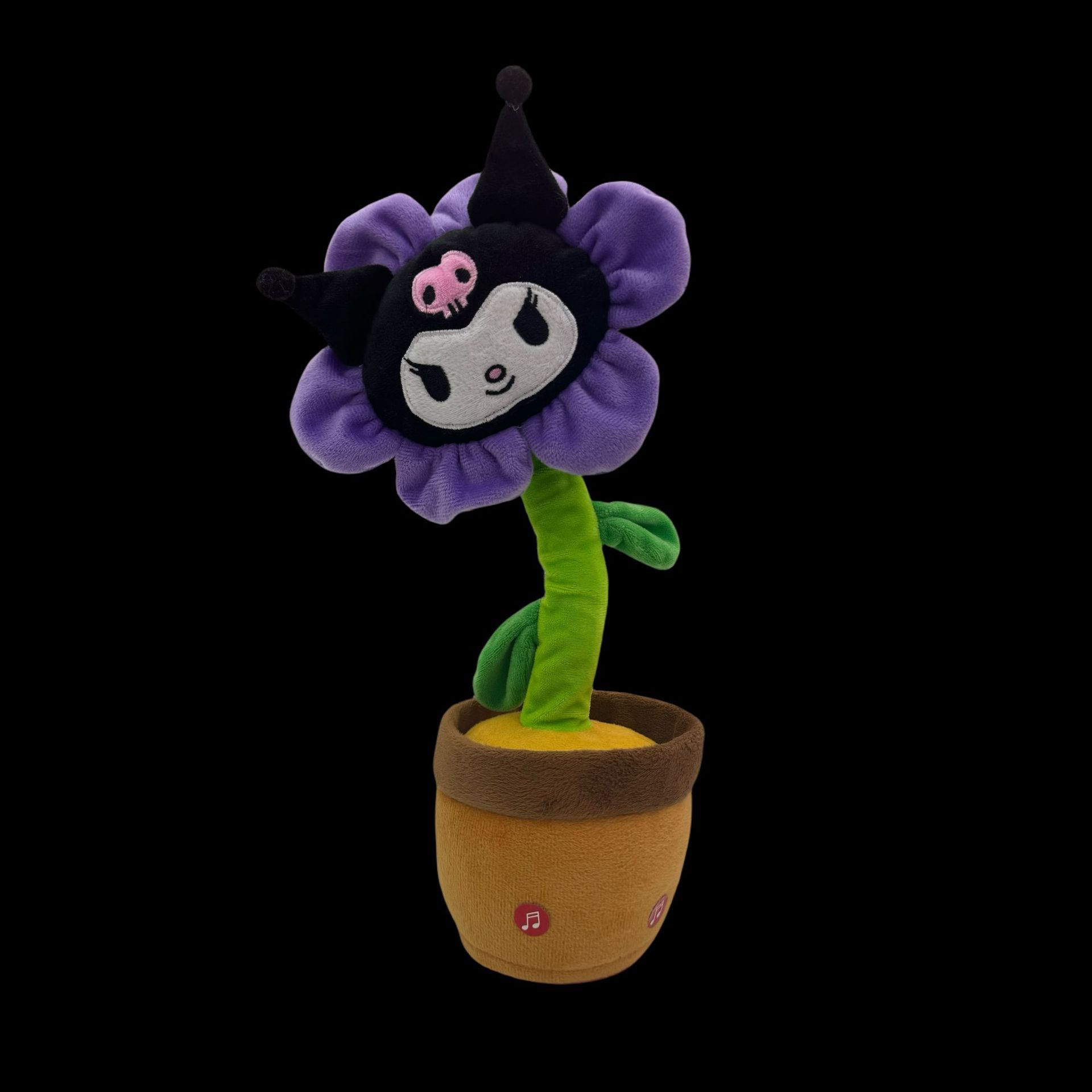 Cactus de baile transfronterizo encantador, flores de charla, ruido de ruido, juguetes de peluche eléctricos para aprender a hablar, cantar y bailar.