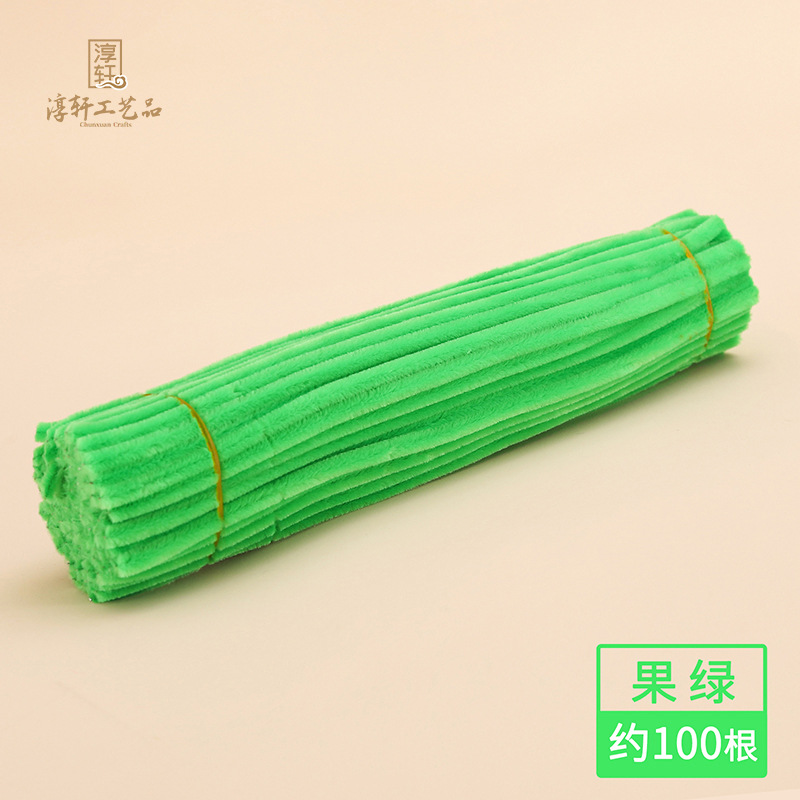 Turtle Twist Stick ramo diy niños trenzando paquete completo de materiales de jardín de infantes raíz de lana ultra-densa al por mayor barra de acústico