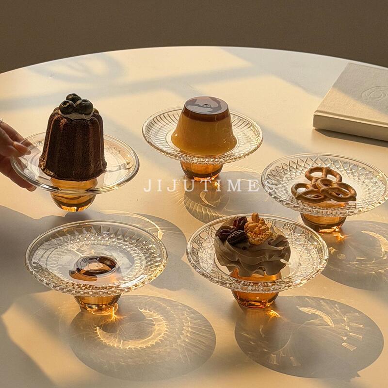 Instagram-Style High-Appearance Dessert Plate, Exquisite Small Plate for Dried Fruits, Creative Round-Bottom Fruit Plate, Afternoon Tea Snack Plate Instagram-Style High-Appearance Dessert Plate, Exquisite Small Plate for Dried Fruits, Creative Round-Bottom Fruit Plate, Afternoon Tea Snack Plate