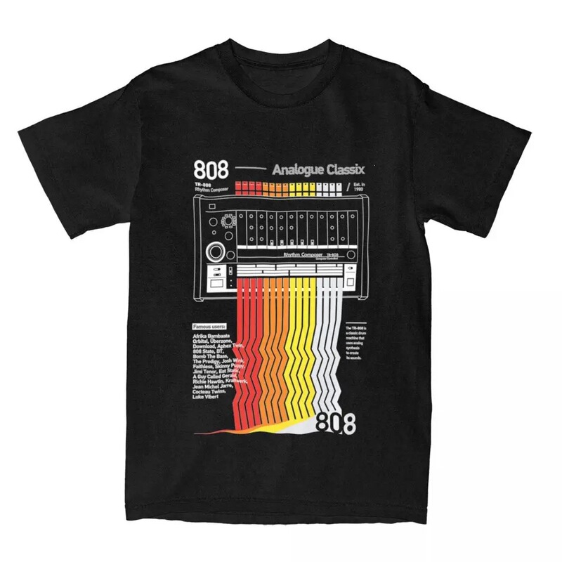 Men Women T-Shirt Roland Tr-808 Tr 808 Music T-Shirt Fashion Pure Cotton Retro Classic O-Neck T-Shirt Men Women T-Shirt Roland Tr-808 Tr 808 Music T-Shirt Fashion Pure Cotton Retro Classic O-Neck T-Shirt