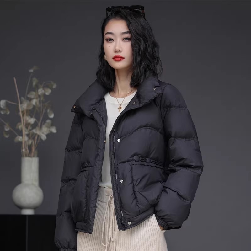 Winter design velvet down jacket