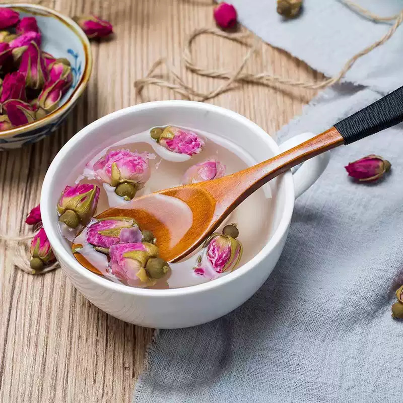Dried Rose Buds Mei Gui Hua 玫瑰花 500g Natural Sun Dried Herbal Tea Flowers in use