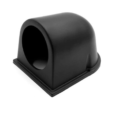 2 inch 52mm modified instrument black carbon fiber instrument cover single hole double hole three hole instrument holder automobile instrument rack (automobile instrument) - single-hole-black