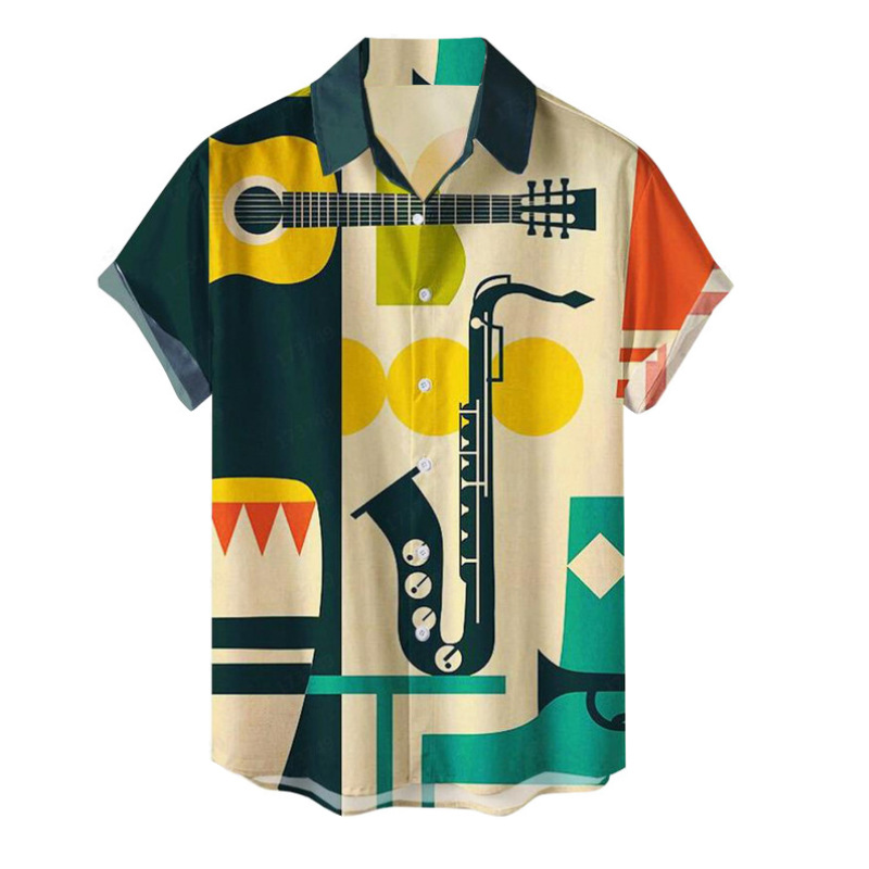 Men's Printing Printing Blouse Men's Clothing display picture 5