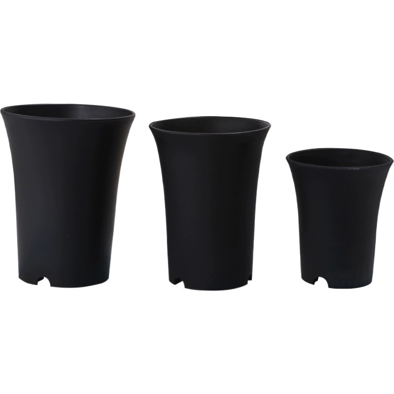 Вьентьян горшок круглый мини-горшок теплица горшок суккулентное растение горшок с высокой талией пластиковый цветочный горшок матовый большой размер