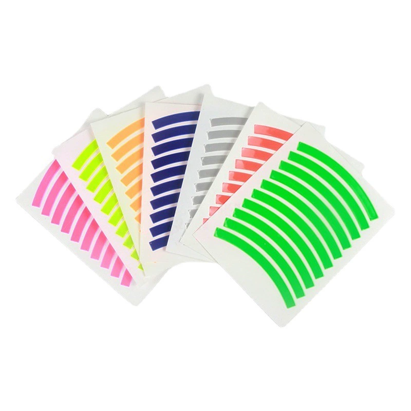 Трансграничная Специально для спотовых цветных велосипедных колес шины светоотражающие наклейки цветные детские противовесы светоотражающие наклейки