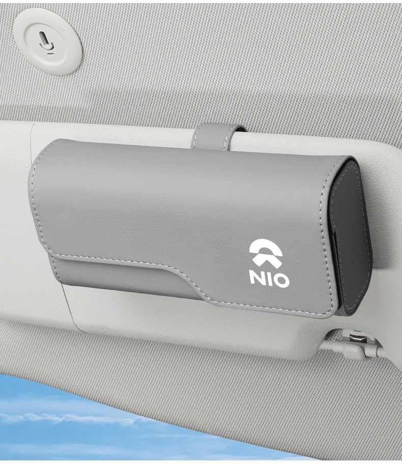 Suitable for Nio Et5 Et7 Ec6 Es6 Es8 Car Glasses Case Car Sunglasses Clip Magnetic Absorption Box
