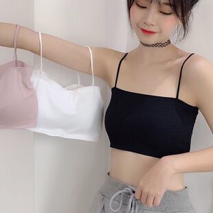 Silk underwear for students, base thin protective underware, bra top, Korean style