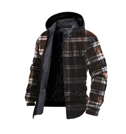 Chaqueta acolchada de algodón de invierno engrosada forrada con forro polar de invierno para hombres de invierno forro de doble capa de terciopelo grueso Abrigo acolchado de algodón cálido chaqueta acolchada de algodón
