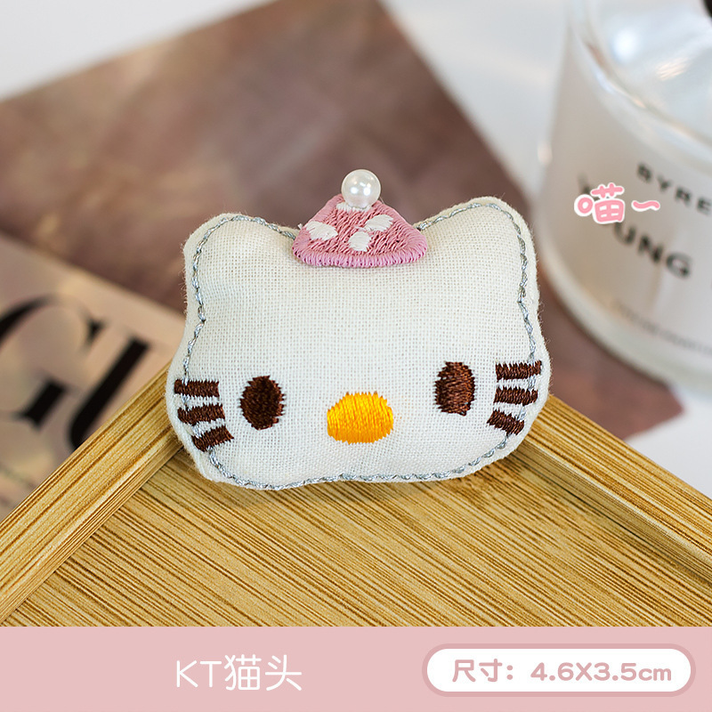 粉色帽子小猫 / 无胸针款