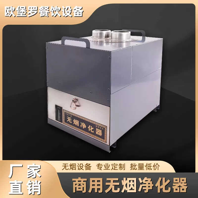 欧堡罗供应酒店餐厅用油烟净化器火锅烧烤油烟分离器设备厂家