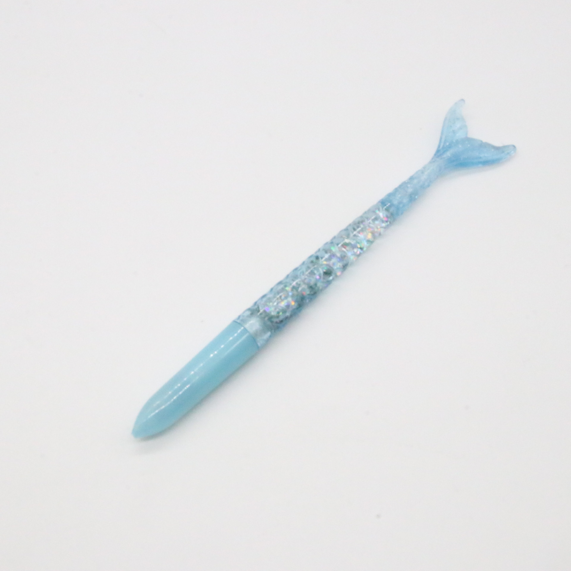 Pluma de plástico sirena bolígrafo de dibujos animados pluma de gel pluma Linda pluma estudiante pluma regalo pluma en stock negro recarga