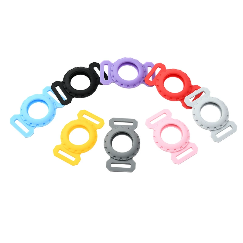 Подходит для Apple Airtag Силиконовый ошейник для домашних животных Защитная крышка Apple Tracker Pet Защитная крышка Обработка