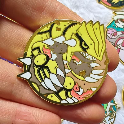 Enamel Pin Decorative Badge — Yaxa sancaqları - a8-flashing-groudon