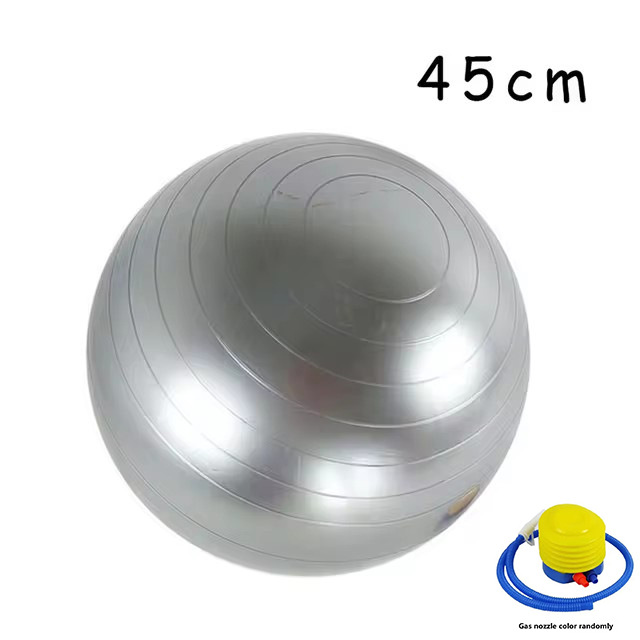 PVC Yoga Ball 45cm estudio de yoga a prueba de explosiones engrosamiento fitness ball ejercicio equilibrio bola de yoga
