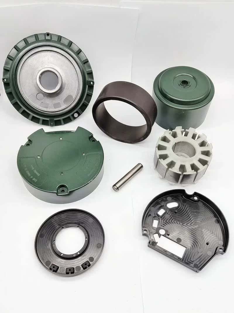 Аксессуары для центробежных вентиляторов Бесщеточный двигатель постоянного тока EC092 Комплект обмоток Алюминиевый корпус Фиксированный и вращающийся статор Кронштейн из листовой стали из кремниевой стали