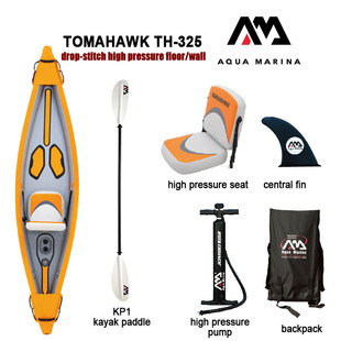Aquamarina/Tomahawk 19 single canoe kayak high -end inflatable rubber boat Tomaha