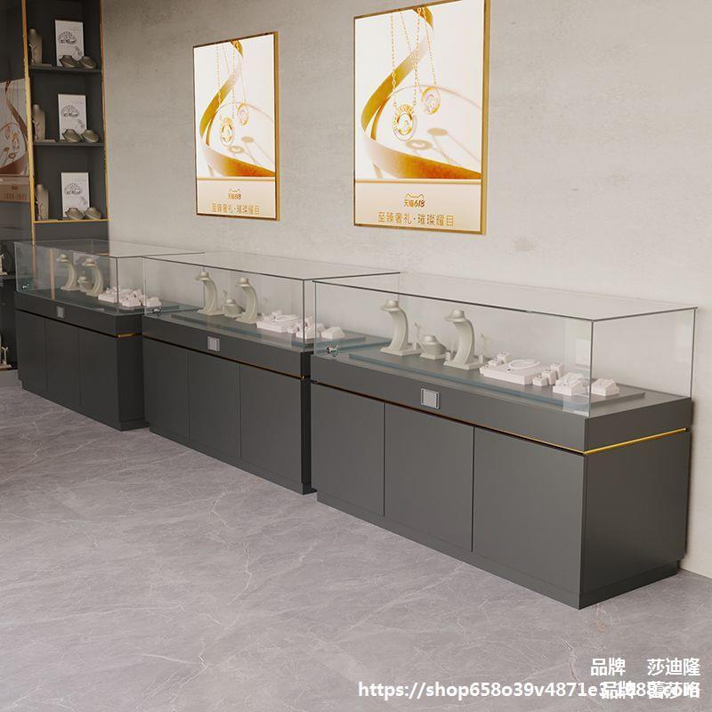 商场珠宝玻璃柜台首饰品展示柜博物馆古董文物展示柜台展厅陈列柜