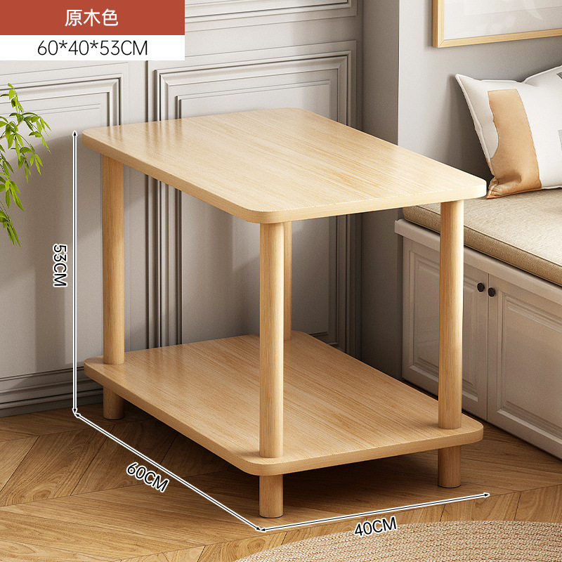 Sofá lado brecha lateral gabinete de alquiler casa cabecera almacenamiento estante balcón pequeña mesa móvil larga estrecha Mesa café