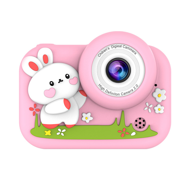 Nuevas cámaras infantiles transfronterizas pueden tomar fotos y grabar videos de silicona de alta definición cámara digital regalos de cumpleaños y navidad