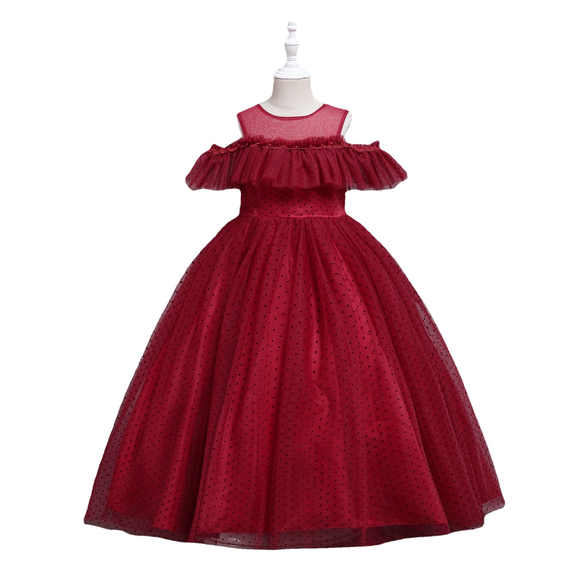 Evening dress, flower girl dress, cute skirt, tulle, open shoulders