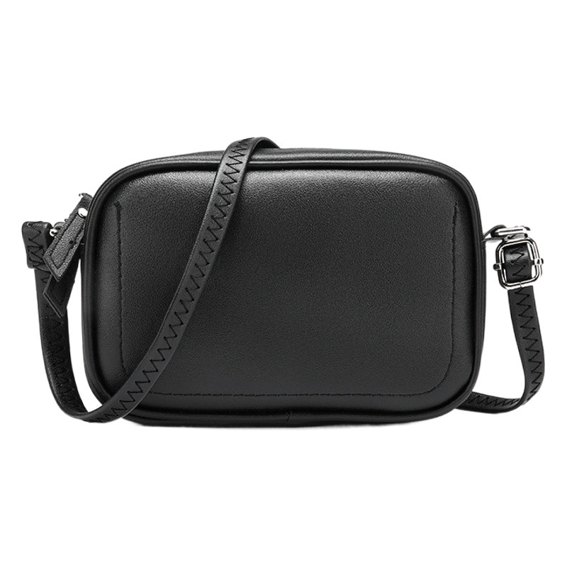 Haitao color sólido simple bolso de mujer estilo coreano versátil pequeño bolso cuadrado bolsa de mensajero de moda bolso de hombro bolso de mujer al por mayor