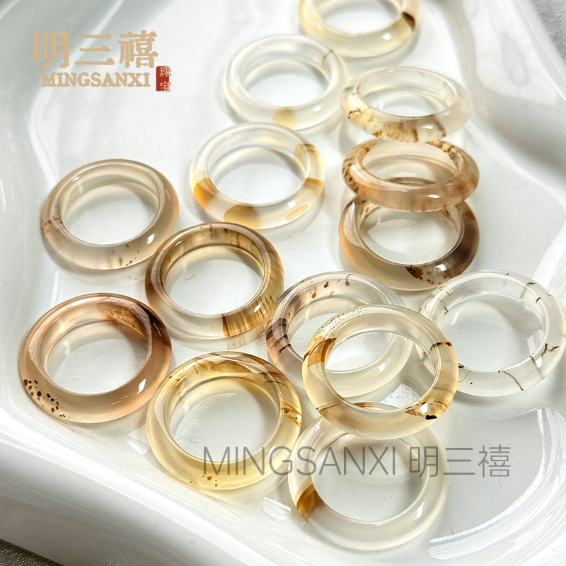 말 소재 천연 꽃 4MM